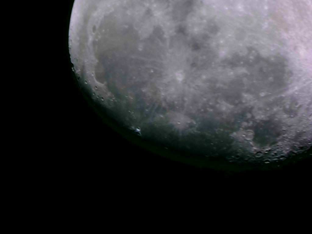 Another view of the moon's surface